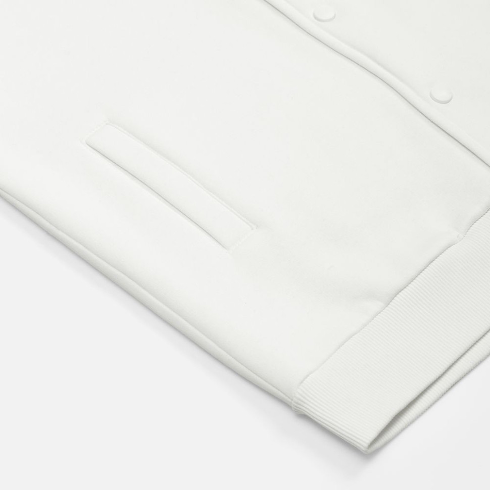 Бомбер унисекс AtmosWear, молочно-белый