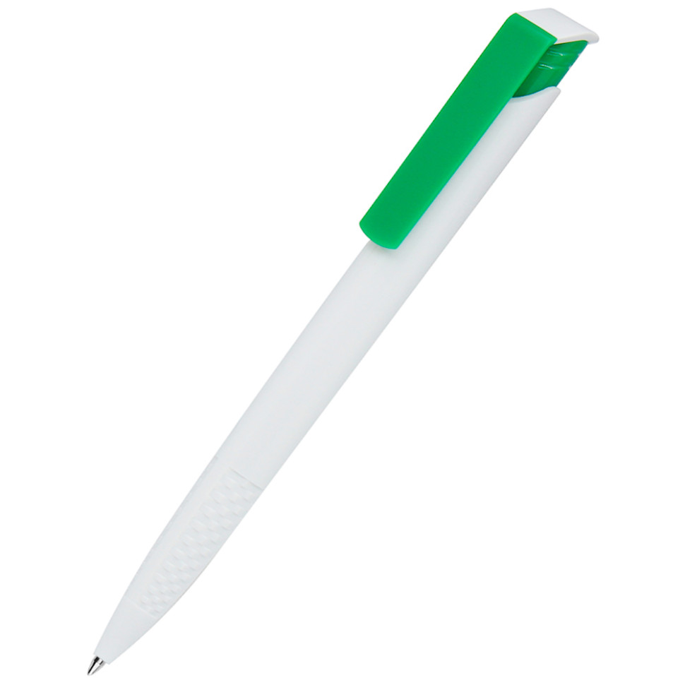 Ручка пластиковая Accent, зелёная Ручка пластиковая Accent, зелёная