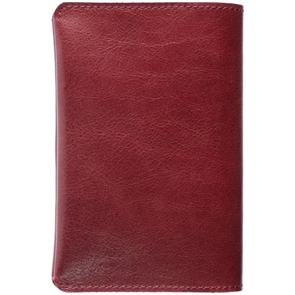 Обложка для паспорта Apache, ver.2, темно-красная Обложка для паспорта Apache, ver.2, темно-красная