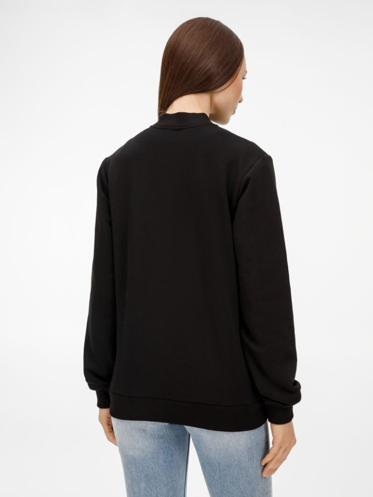 Бомбер унисекс Townie, черный