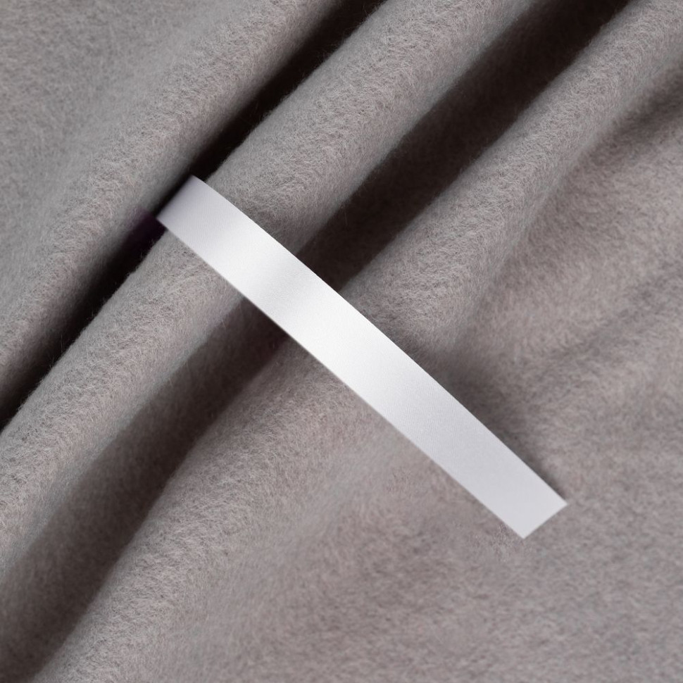 Лента сатиновая Satin 10 S, белая, 30 см