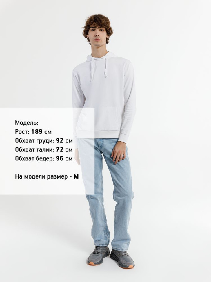 Худи унисекс Westray, белое Худи унисекс Westray, белое