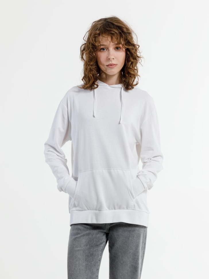 Худи унисекс Westray, белое Худи унисекс Westray, белое