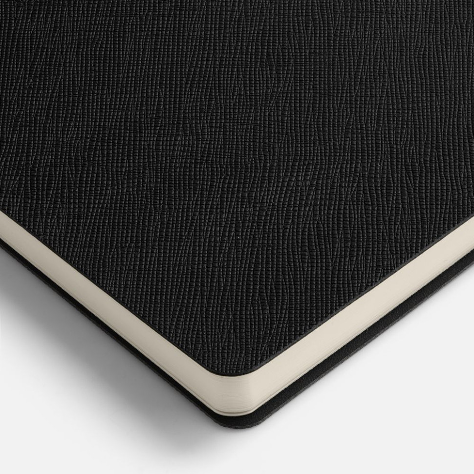 Ежедневник Lungo, недатированный, черный Ежедневник Lungo, недатированный, черный