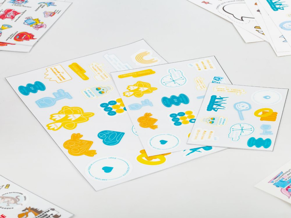 Наклейки UV-DTF Stiker Pack на заказ, M