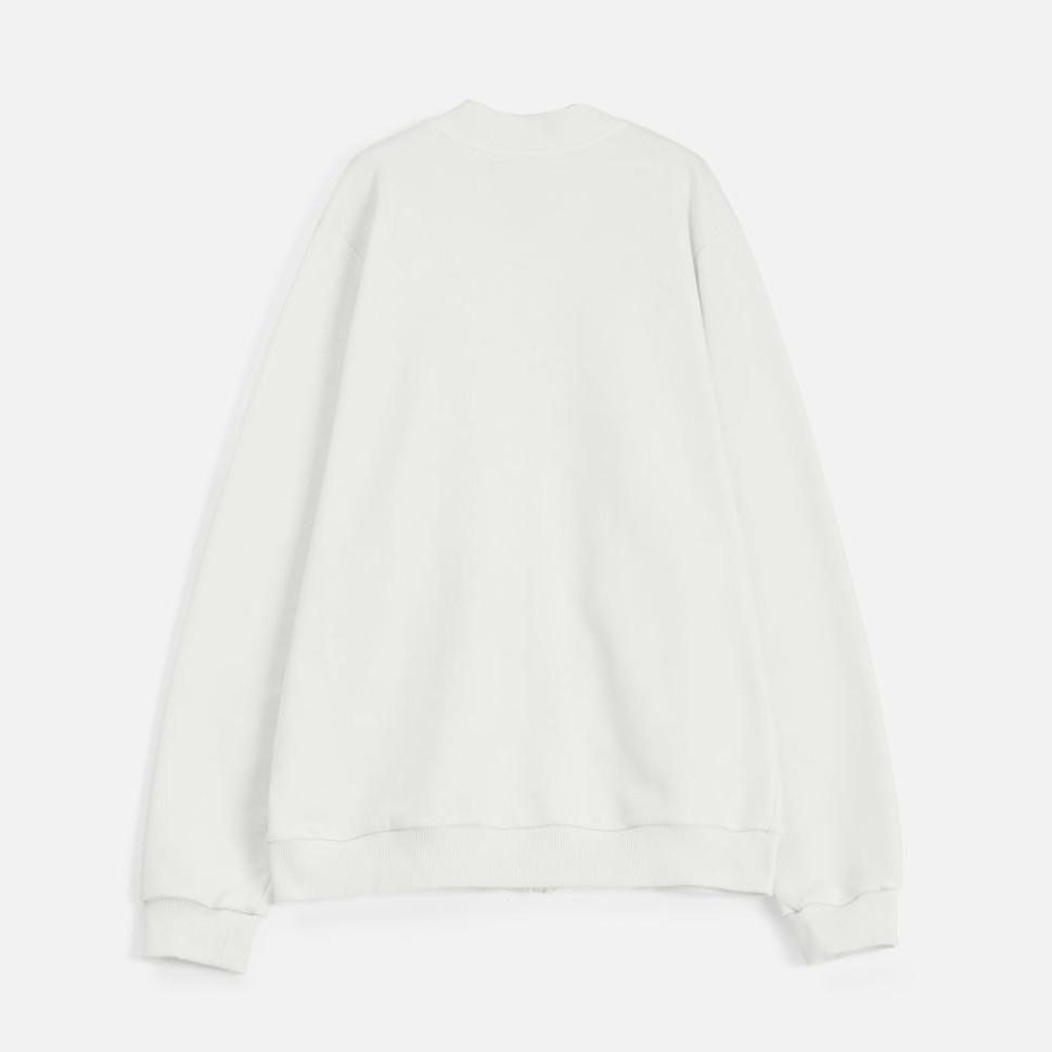 Бомбер унисекс Townie, молочно-белый