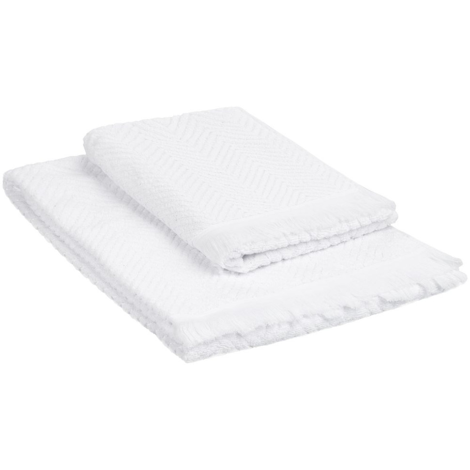 Полотенце Morena, среднее, белое Полотенце Morena, среднее, белое