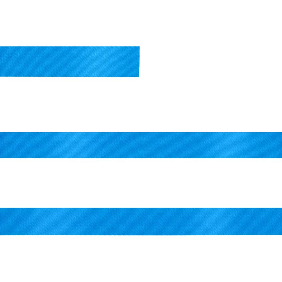 Лента сатиновая Satin 10 S, голубая, 10 см