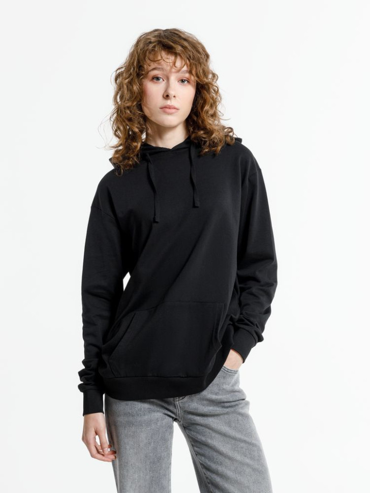 Худи унисекс Westray, черное Худи унисекс Westray, черное