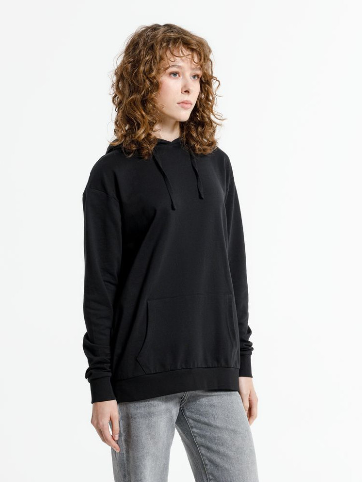 Худи унисекс Westray, черное Худи унисекс Westray, черное