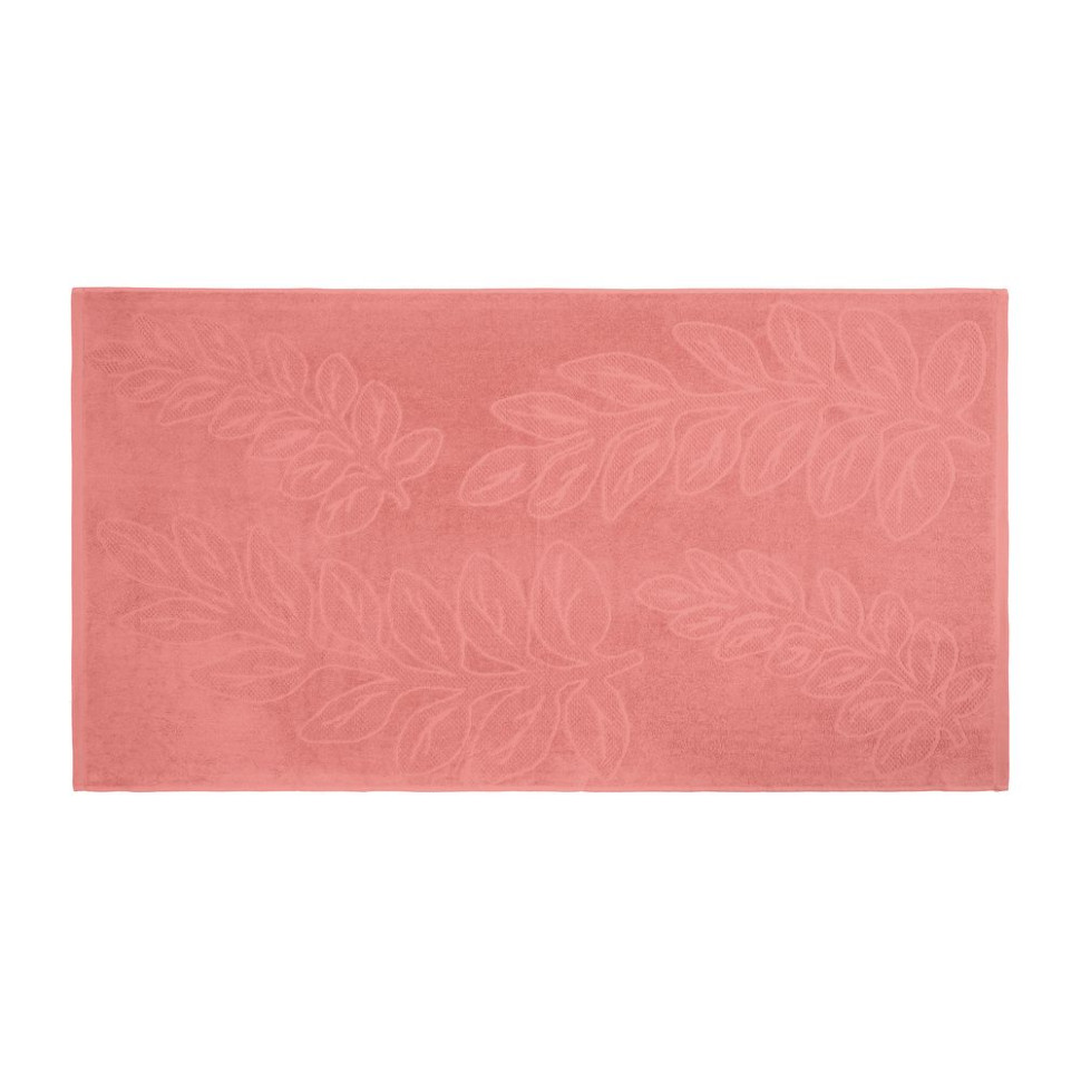 Полотенце махровое «Флора», среднее, оранжевое (персиковое эхо) Полотенце махровое «Флора», среднее, оранжевое (персиковое эхо)