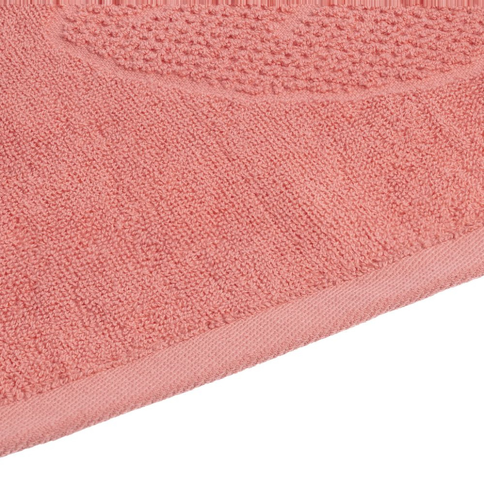 Полотенце махровое «Флора», среднее, оранжевое (персиковое эхо) Полотенце махровое «Флора», среднее, оранжевое (персиковое эхо)