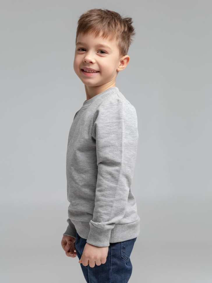 Свитшот детский Toima Kids, серый меланж Свитшот детский Toima Kids, серый меланж
