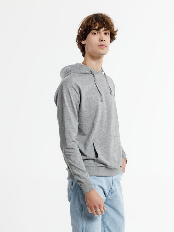 Худи унисекс Westray, серый меланж Худи унисекс Westray, серый меланж