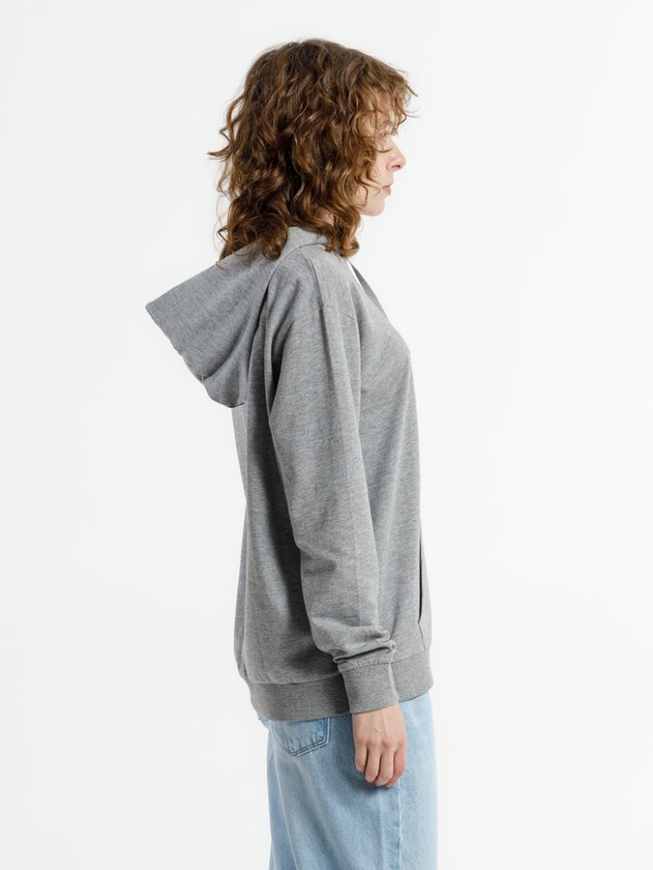 Худи унисекс Westray, серый меланж Худи унисекс Westray, серый меланж