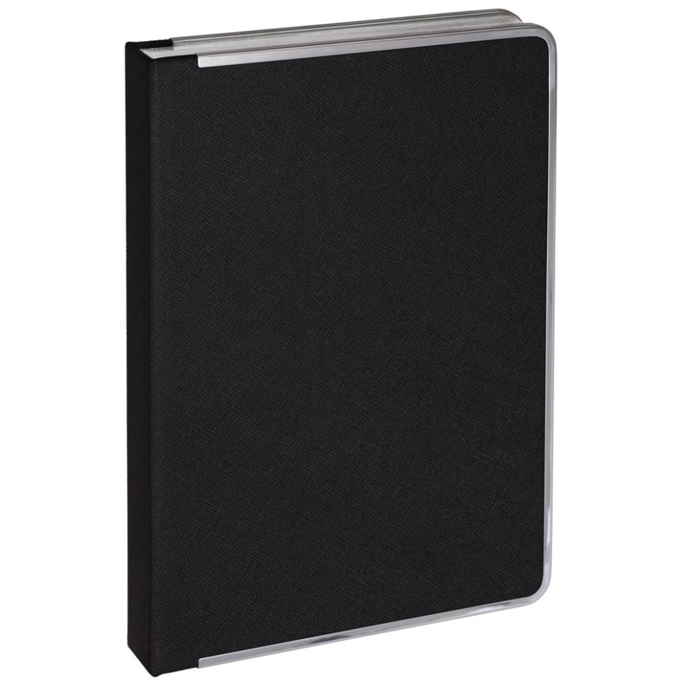 Ежедневник Frame Metal, недатированный, черный Ежедневник Frame Metal, недатированный, черный