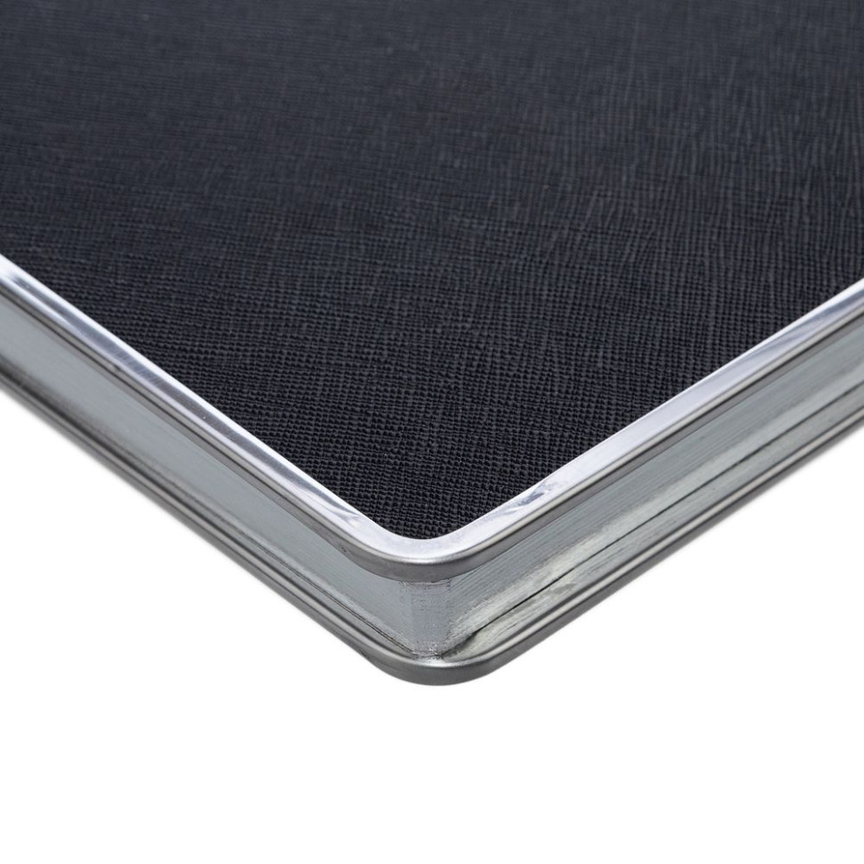 Ежедневник Frame Metal, недатированный, черный Ежедневник Frame Metal, недатированный, черный