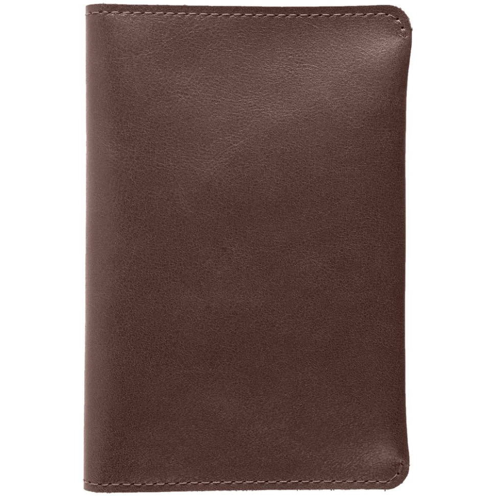 Обложка для паспорта Apache, ver.2, темно-коричневая Обложка для паспорта Apache, ver.2, темно-коричневая
