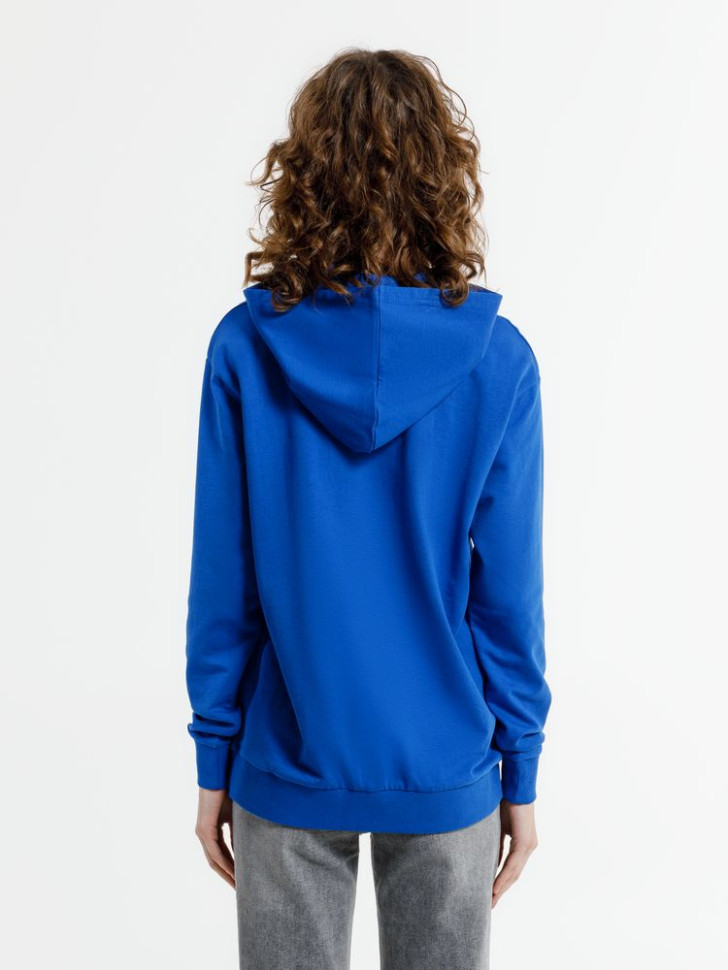 Худи унисекс Westray, синее Худи унисекс Westray, синее