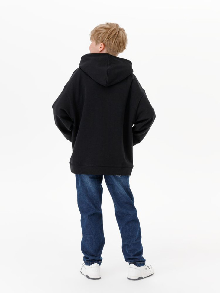 Худи детское оверсайз Houdini, черное Худи детское оверсайз Houdini, черное