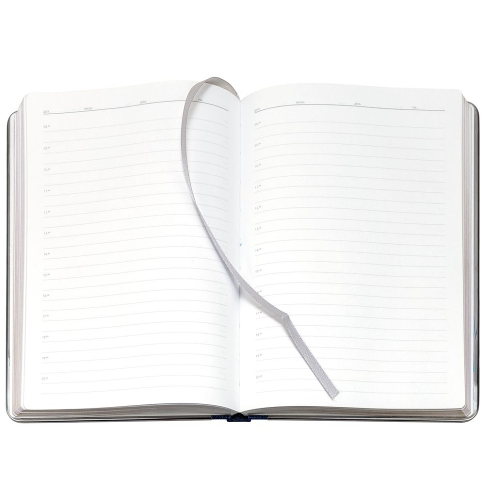 Ежедневник Frame Metal, недатированный, синий Ежедневник Frame Metal, недатированный, синий