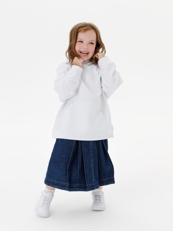 Худи детское оверсайз Houdini, белое Худи детское оверсайз Houdini, белое