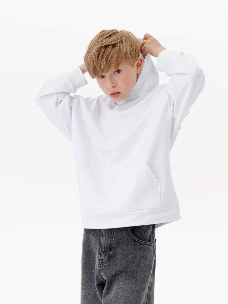 Худи детское оверсайз Houdini, белое Худи детское оверсайз Houdini, белое