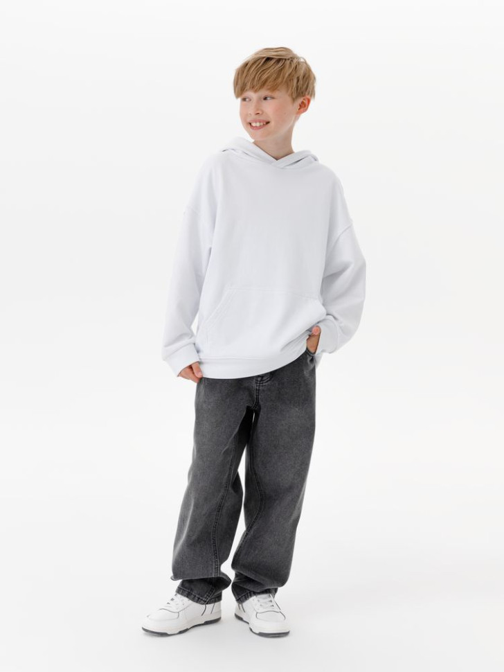 Худи детское оверсайз Houdini, белое Худи детское оверсайз Houdini, белое