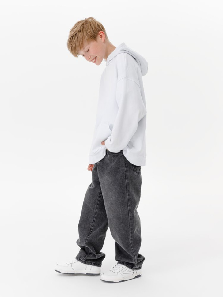 Худи детское оверсайз Houdini, белое Худи детское оверсайз Houdini, белое