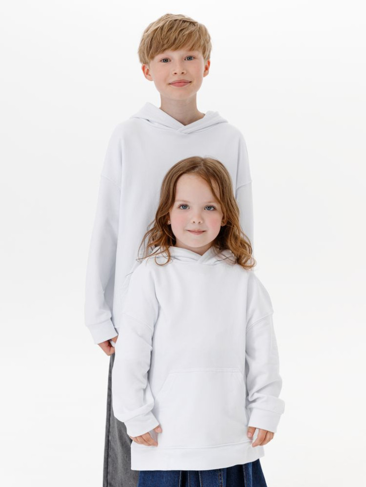 Худи детское оверсайз Houdini, белое Худи детское оверсайз Houdini, белое