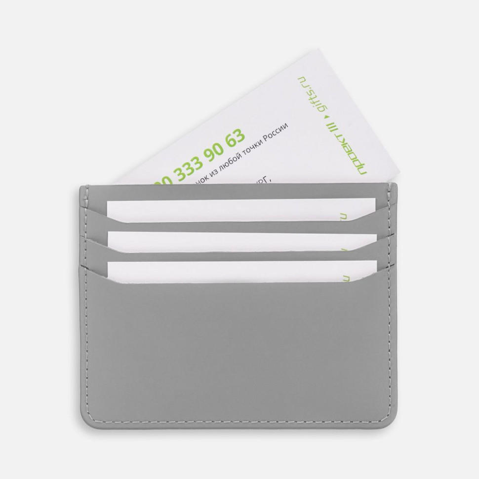 Чехол для карт Alaska, серый Чехол для карт Alaska, серый