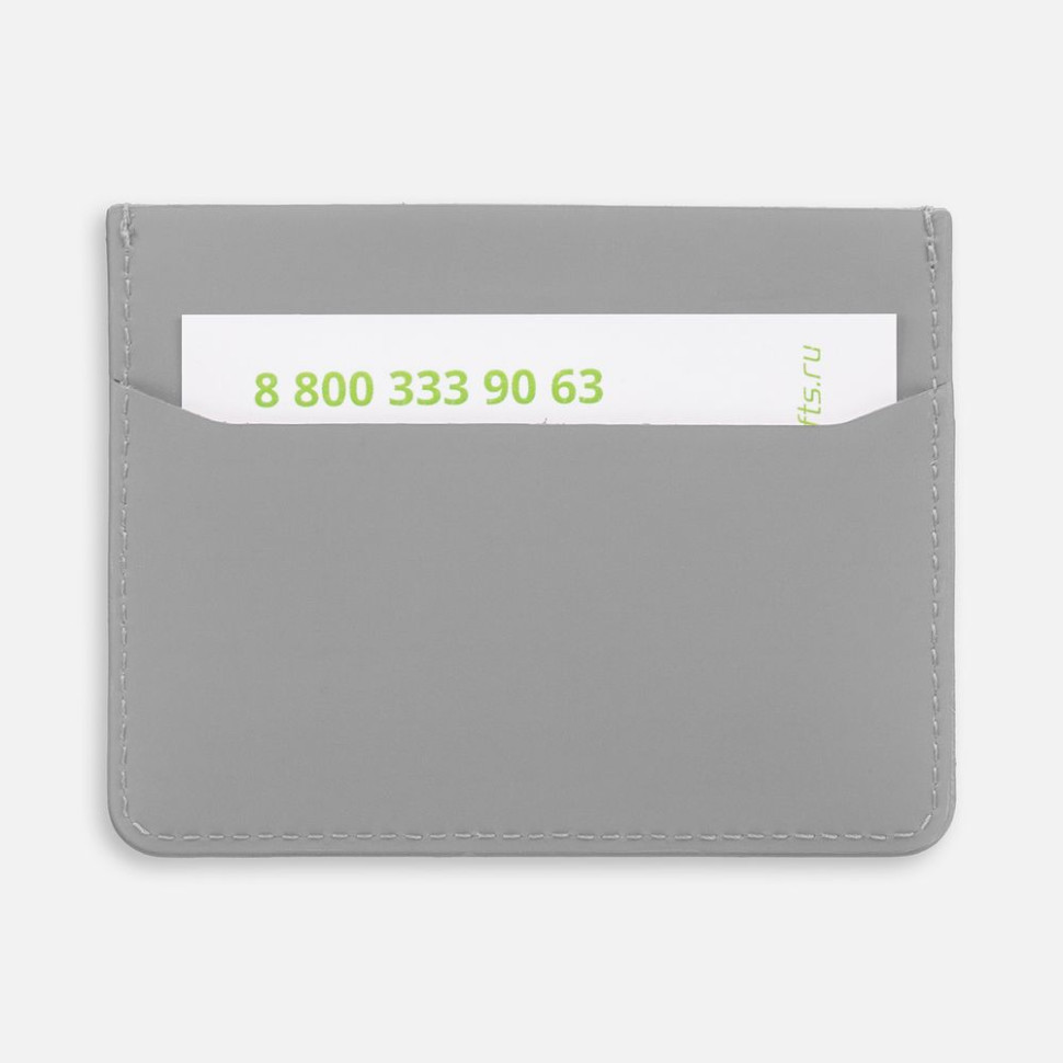 Чехол для карт Alaska, серый Чехол для карт Alaska, серый