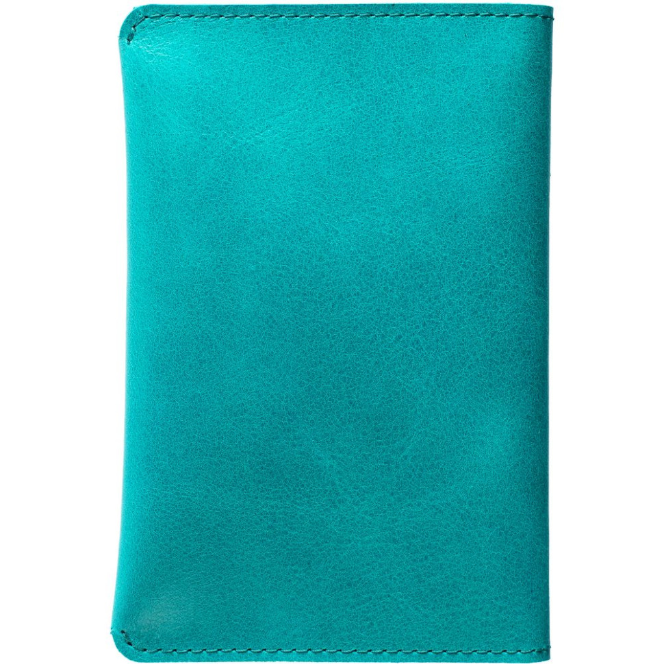 Обложка для паспорта Apache, ver.2, бирюзовая Обложка для паспорта Apache, ver.2, бирюзовая