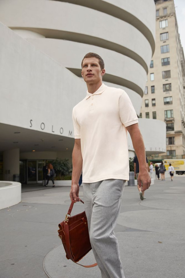 Рубашка поло Heavymill белая Рубашка поло Heavymill белая