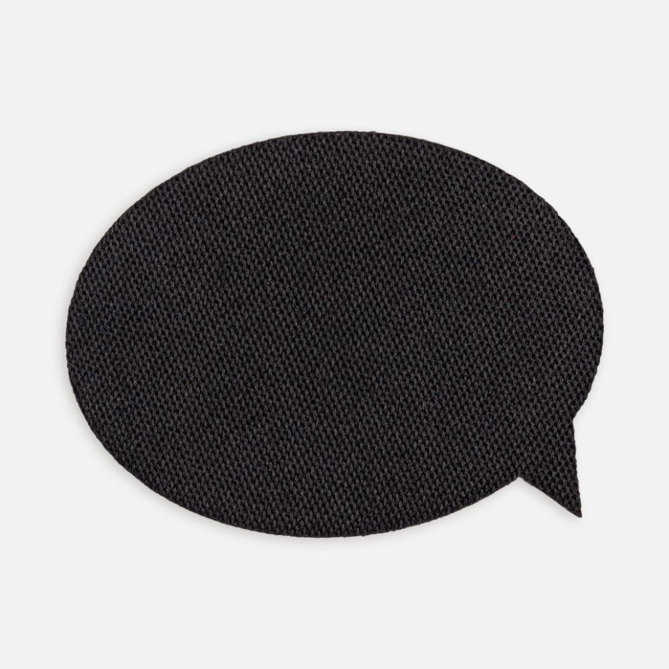 Наклейка тканевая Lunga Bubble, M, черная