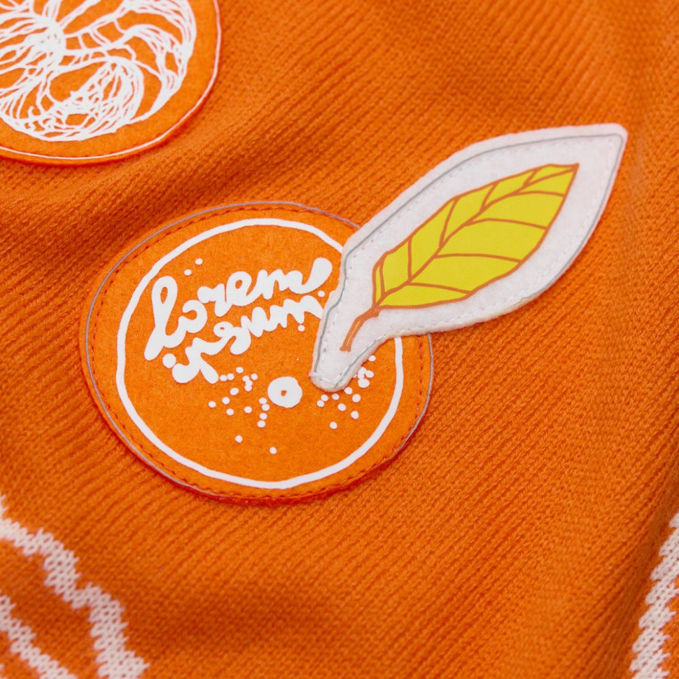 Заготовка из фетра Felt M, оранжевый неон