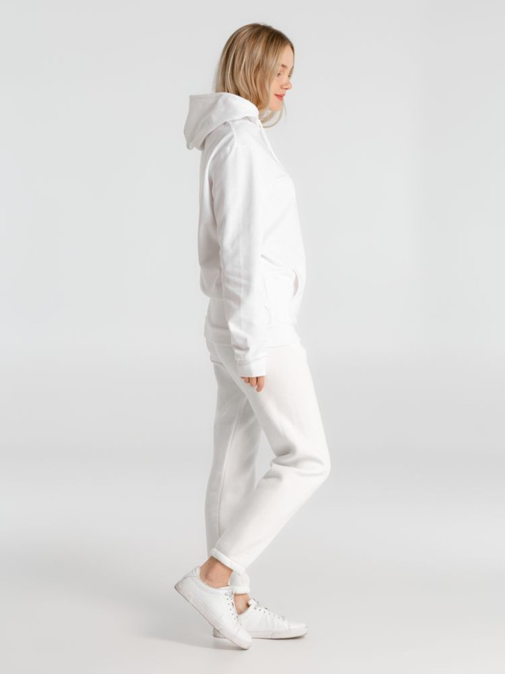 Толстовка с капюшоном унисекс Hoodie, белая Толстовка с капюшоном унисекс Hoodie, белая