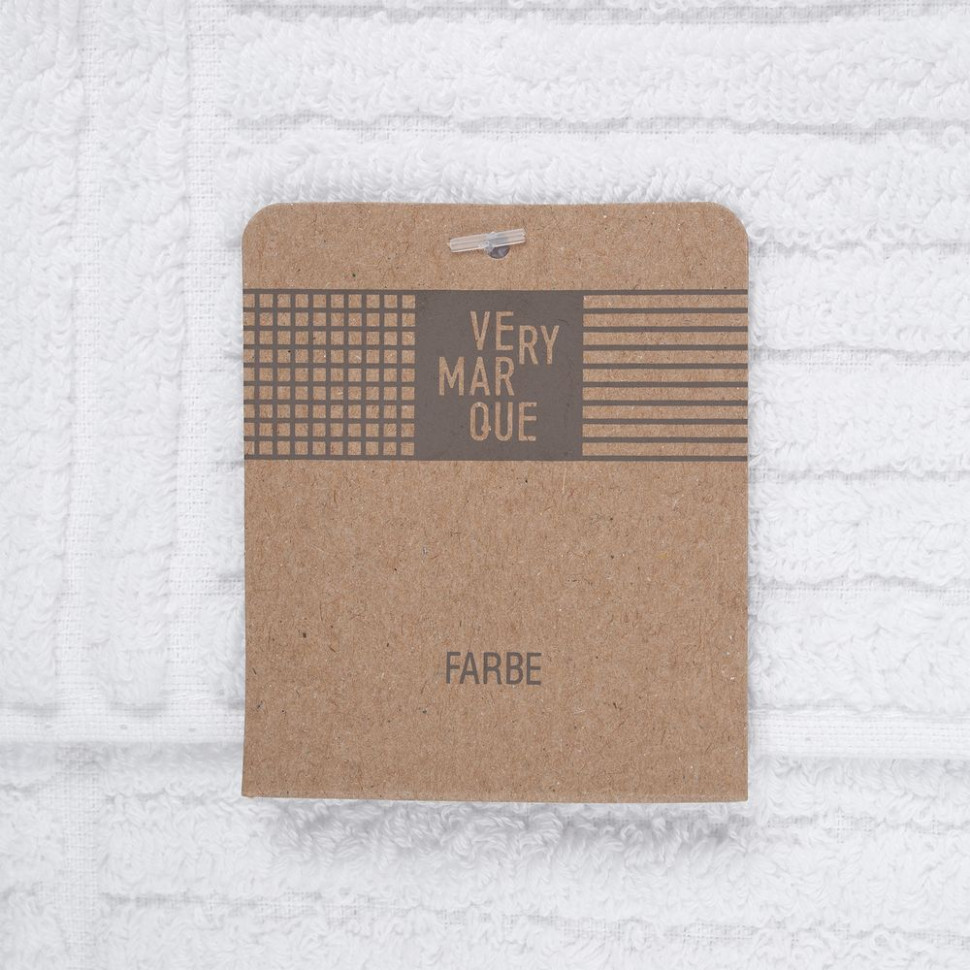 Полотенце Farbe, большое, белое Полотенце Farbe, большое, белое