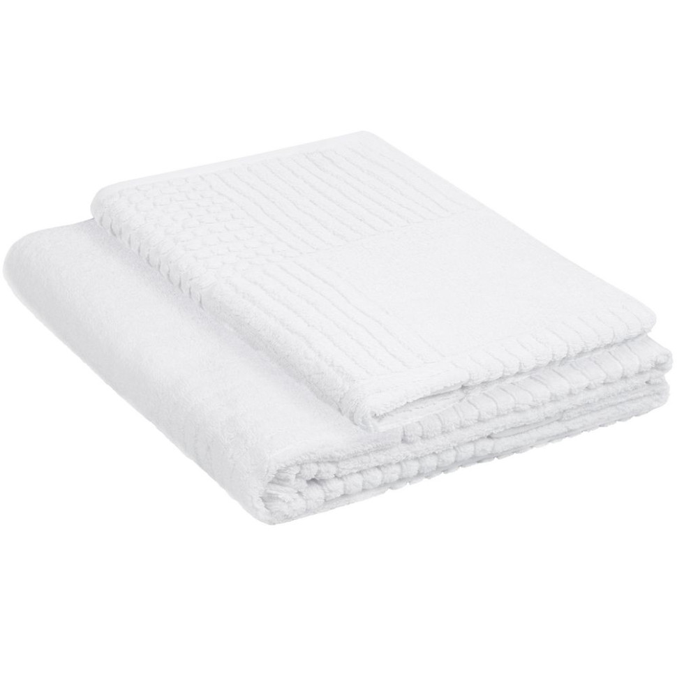 Полотенце Farbe, большое, белое Полотенце Farbe, большое, белое