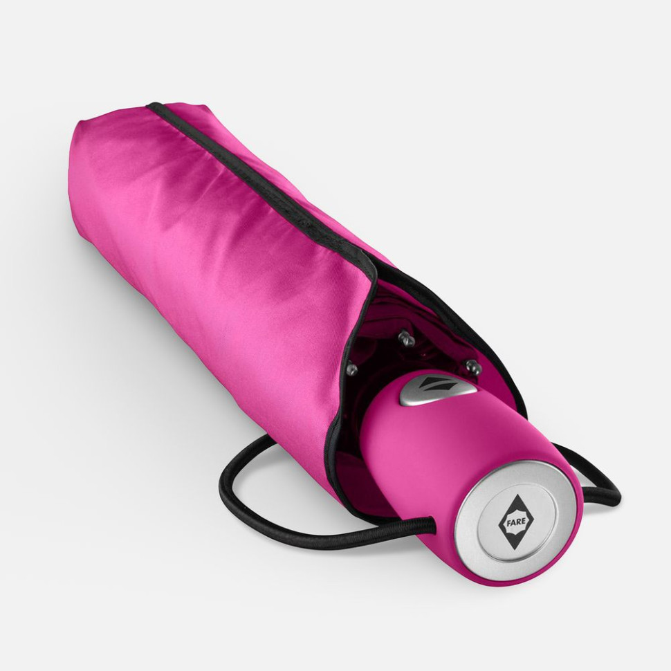 Зонт складной AOC, розовый Зонт складной AOC, розовый