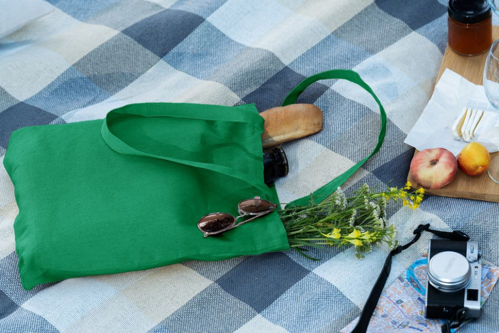 Холщовая сумка Strong 210, зеленая Холщовая сумка Strong 210, зеленая