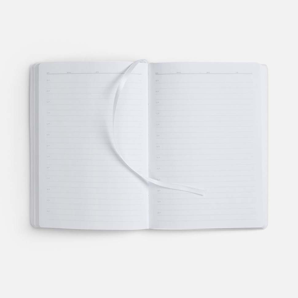 Ежедневник Tact, недатированный, белый