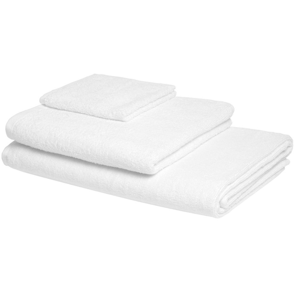 Полотенце отельное For Rooms, большое, белое Полотенце отельное For Rooms, большое, белое