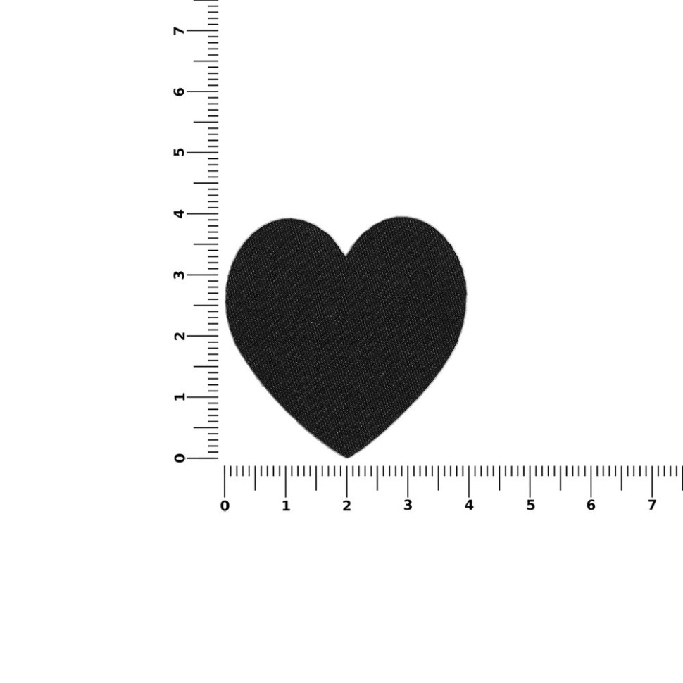 Наклейка тканевая Lunga Сor, M, черная