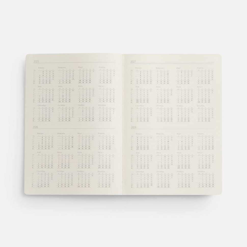 Ежедневник Urban Hard, недатированный, красный