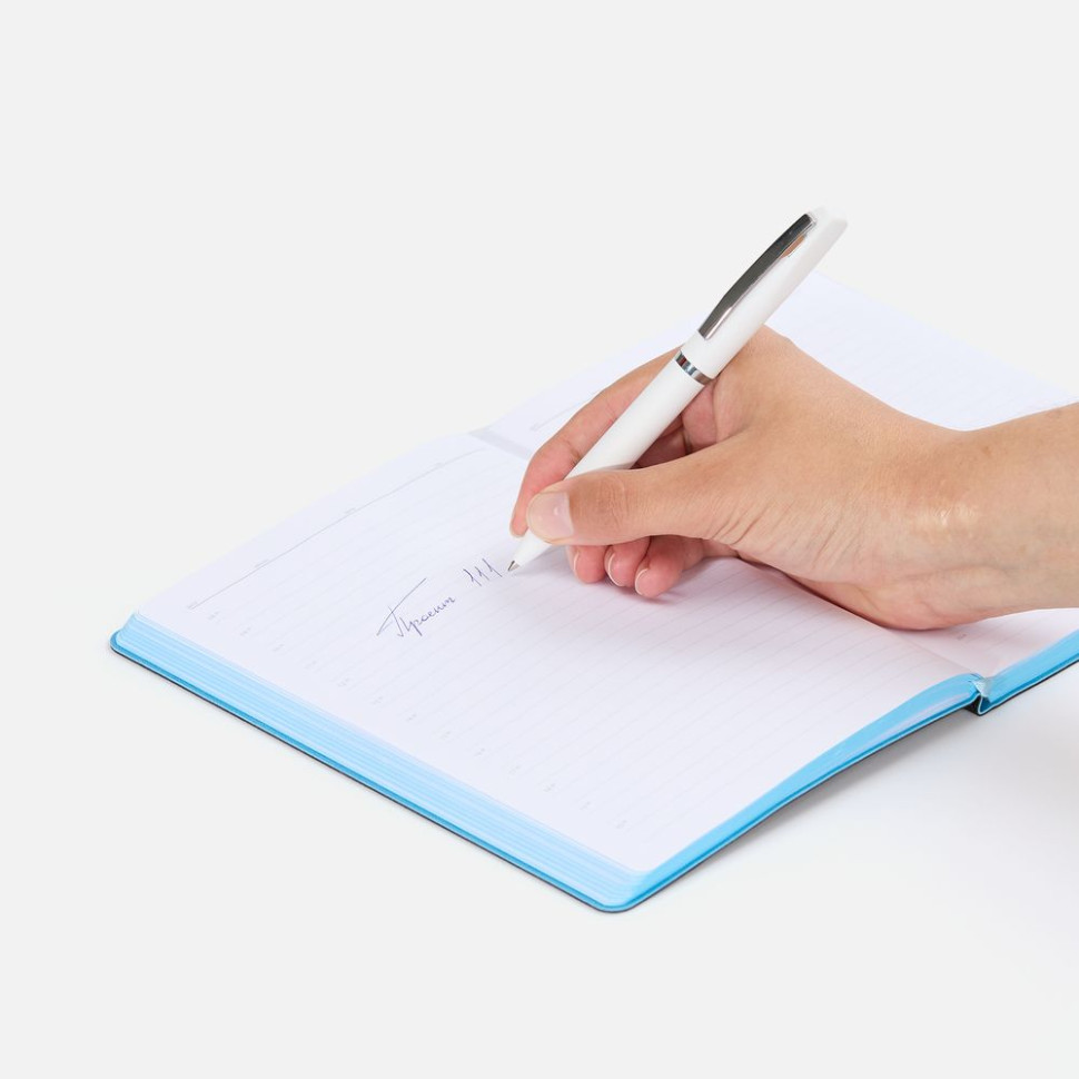 Ручка шариковая Bolt Soft Touch, белая Ручка шариковая Bolt Soft Touch, белая