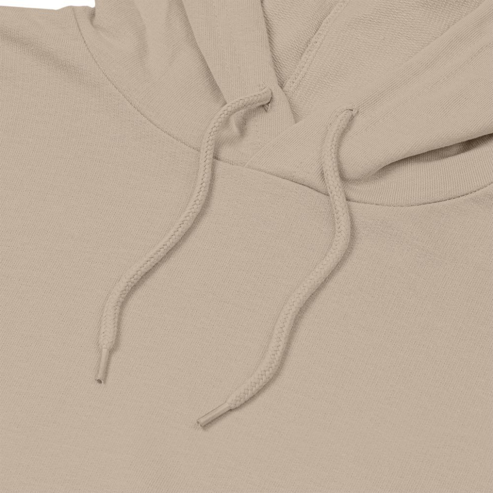 Толстовка с капюшоном унисекс Hoodie, бежевая Толстовка с капюшоном унисекс Hoodie, бежевая