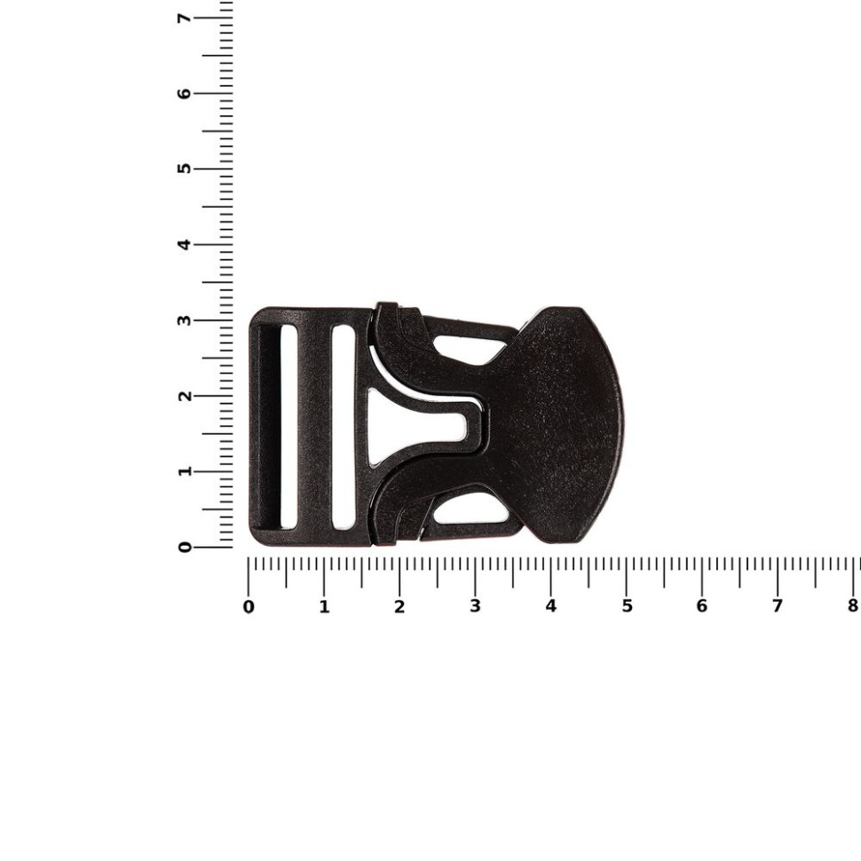 Застежка-пряжка односторонняя Triden, черный