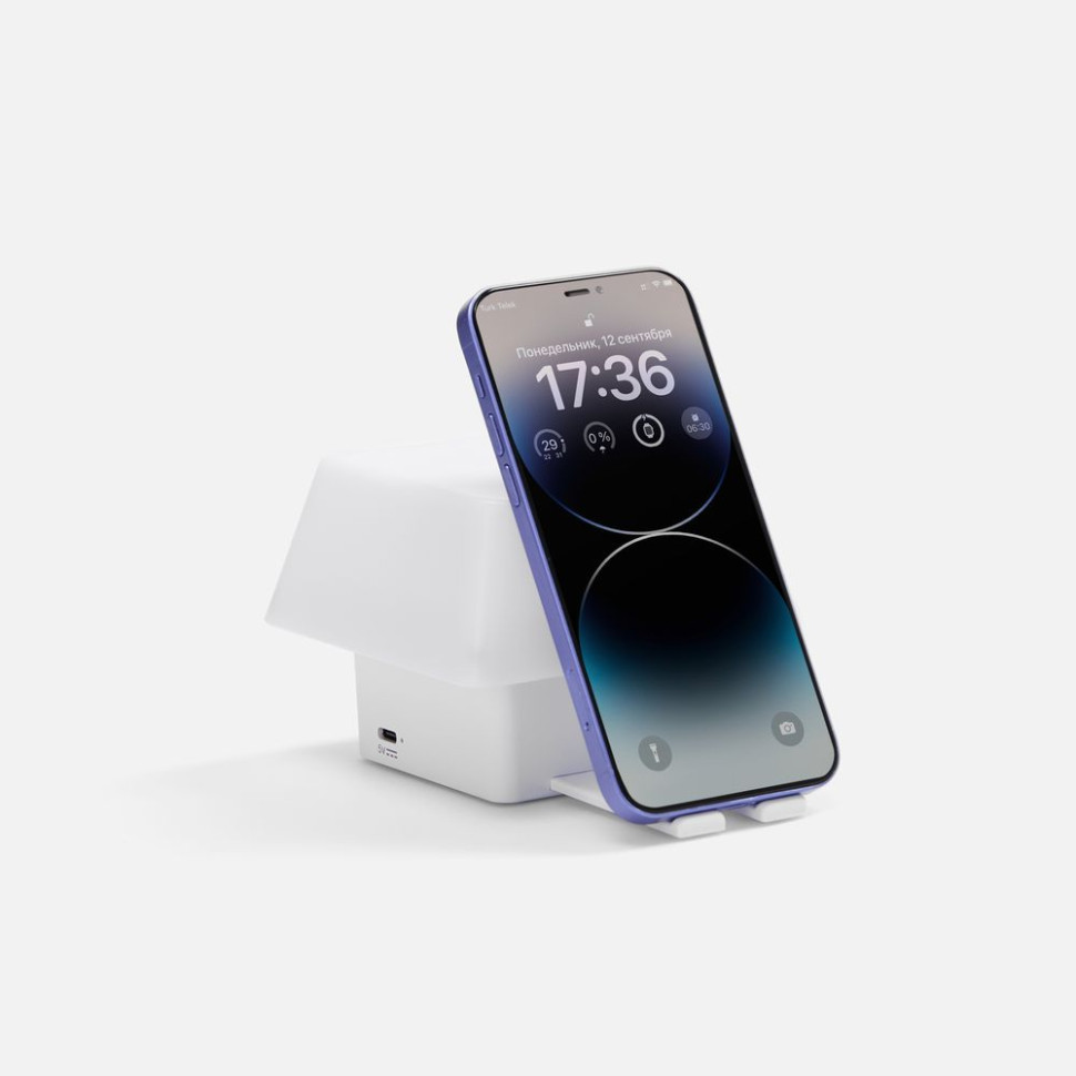 Светильник в виде клавиши клавиатуры Knoppi, белый