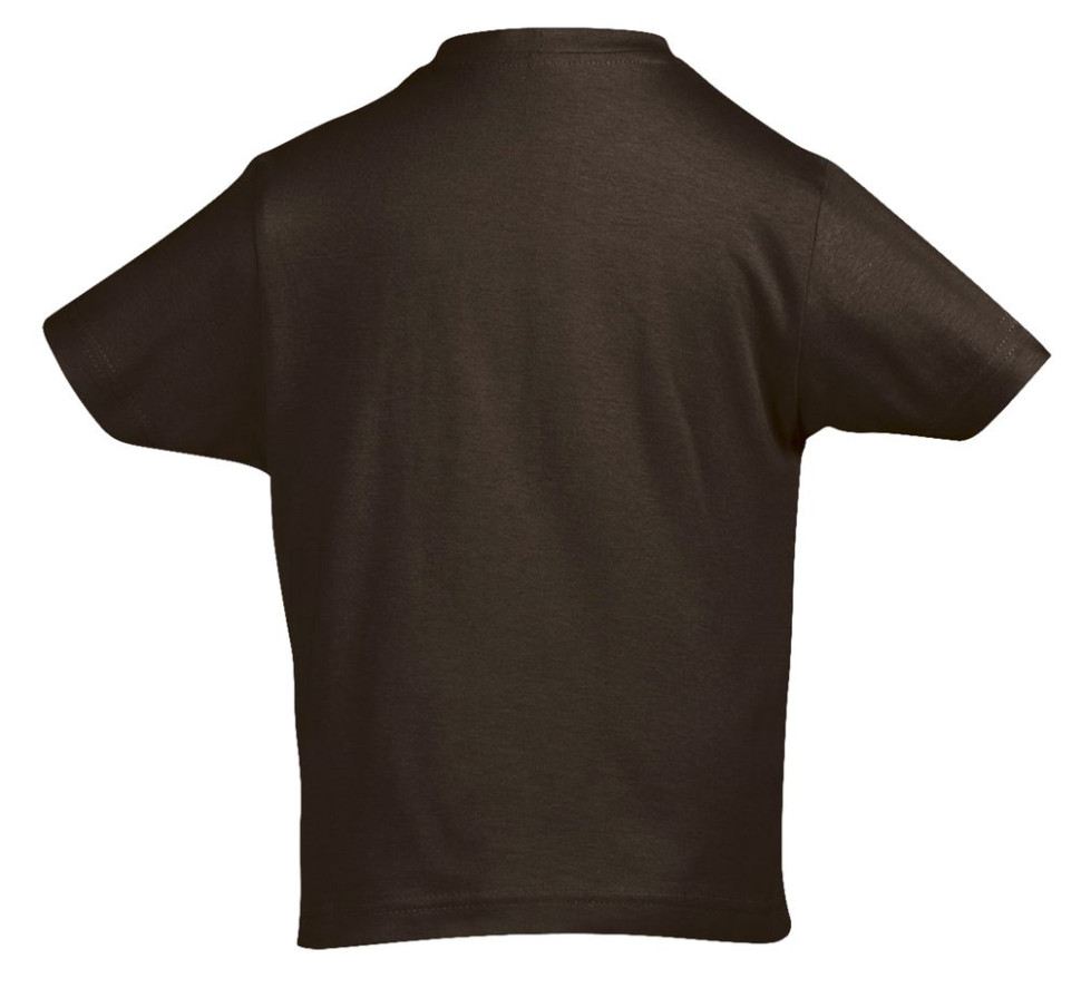 Футболка детская Imperial Kids, шоколадно-коричневая Футболка детская Imperial Kids, шоколадно-коричневая